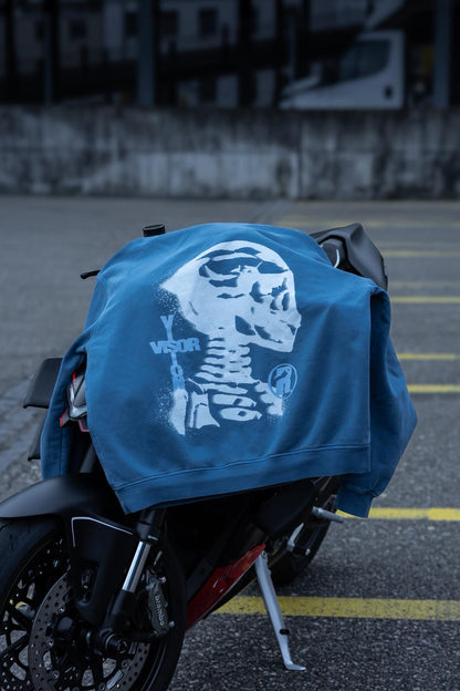 PISTA SKULL RETRO HOODIE