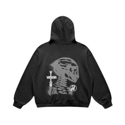 PISTA SKULL RETRO HOODIE